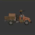 Self-made armed car modified car modified car chariot doomsday car self-made car self-made car modified car 3d model