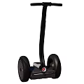 Black Self Balancing Electric Scooter With Two Large Wheels And Handlebar
