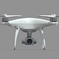 Modern UAV Dajiang sense of science and technology 3d model