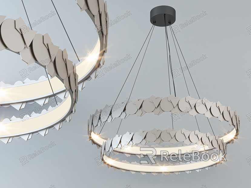 Modern chandelier fashion simple metal chandelier model