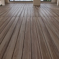 Outdoor anti-corrosion wood floor 3d model