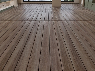 Outdoor anti-corrosion wood floor 3d model