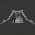 Futuristic White Spacecraft Design With Transparent Cockpit And Engines For Cosmic Exploration