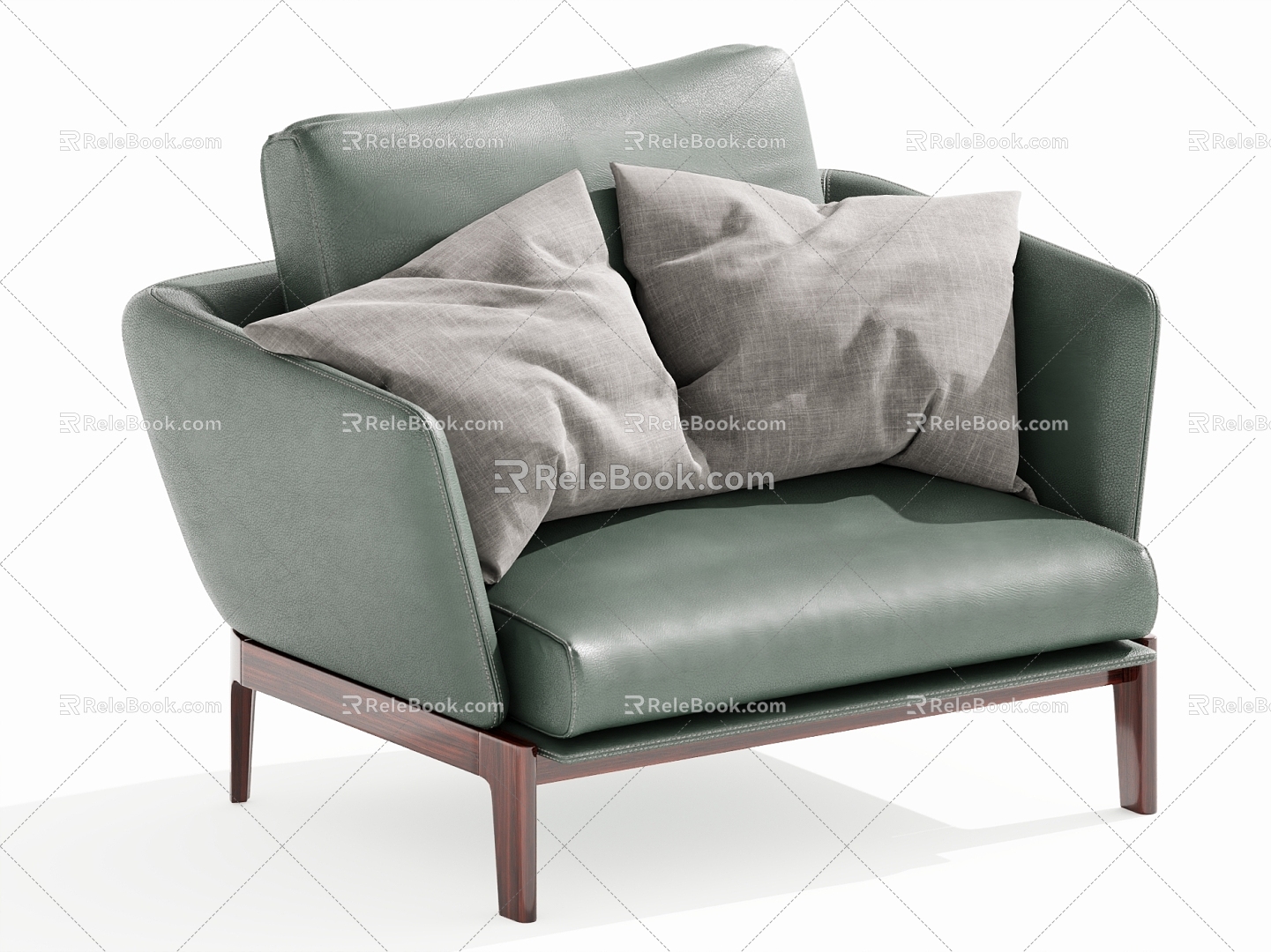 Single sofa single chair leisure chair 3d model