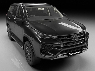 Toyota Crossover fortuner luxury car off-road vehicle 3d model