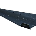 Black Stealth Bomber Aircraft With Surface Star Insignia And Serial Number 3d model