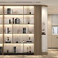 Modern Office Interior Design With Wooden Bookshelves Desk Chair And Natural Light