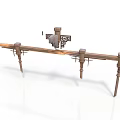 Ancient Traditional Wooden Architectural Structure With Carved Details And Decorative Beams