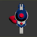 Colorful Toy Weapon Featuring Shark Logo Pink Blue Red Rocket Launcher Design For Kids Play