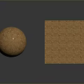 Natural Textured Handcrafted Wooden Stone Sphere And Square Slab Decor Items