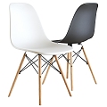 Eames Eames Dining Chair Single Chair 3d model