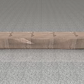 Modern Long Stone Bar Counter With Natural Textured Surface And Sleek Design