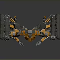 Mech Warrior Mech Soldier Machine Battlearm Mechanical Battlearm Machine Fighter Robot 3d model