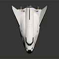Modern Fighter Orbital Space Shuttle Orbiter Space Shuttle Plane 3d model