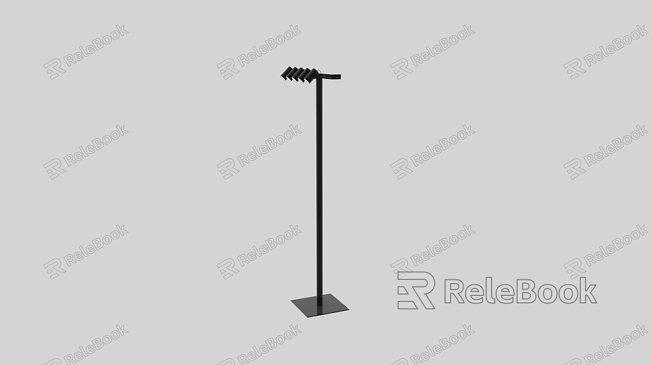 Stage Light Spotlight Downlight Outdoor Light Street Light Base Light Black Pole model