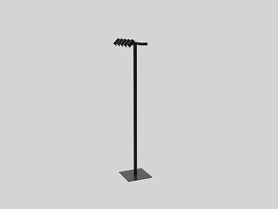 Stage Light Spotlight Downlight Outdoor Light Street Light Base Light Black Pole model