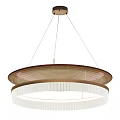 Modern Round Chandeliers With Stylish Decorative Patterns For Home Interior 3d model