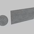 Spherical Stone Component In Modern Interior With Textured Gray Walls And Ambient Lighting
