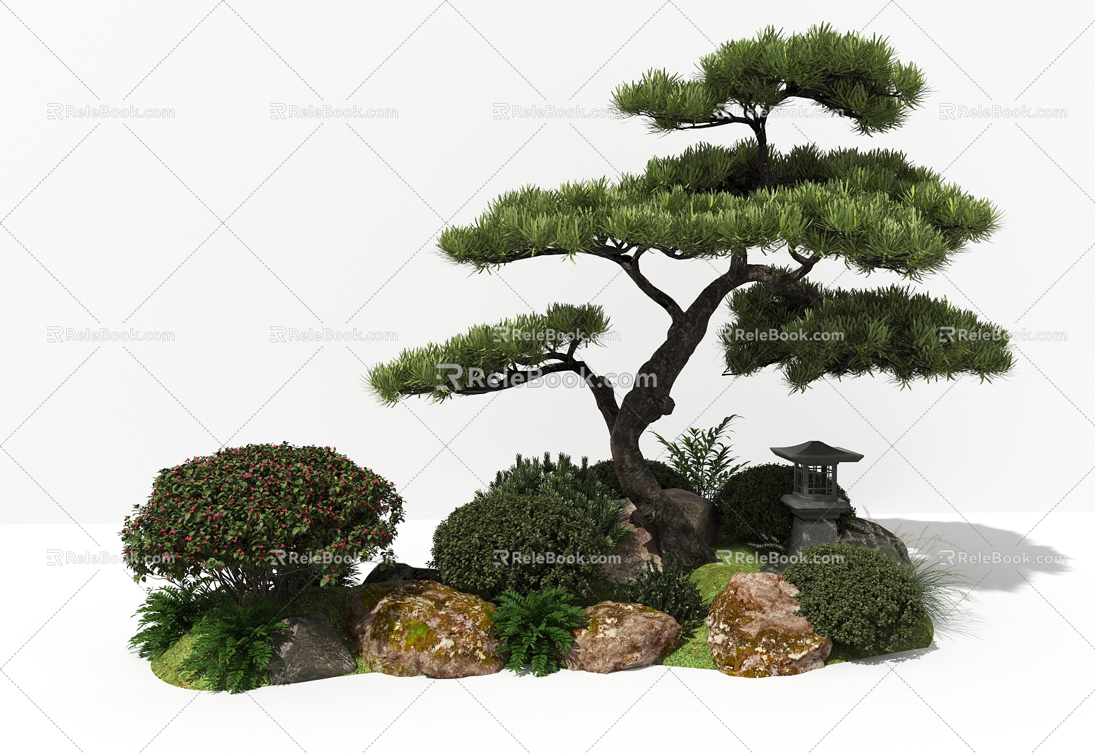 Landscape Plants Miniature Landscape model