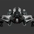 Modern Mech Warrior Mech Soldier Machine Battleguard Mechanical Battleguard 3d model