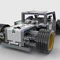 Lego LEGO toy blocks 4WD buggy jeep 3d model