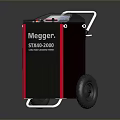 Megger 200 2500 Portable Wheeled Electronic Tester Device For Computer System