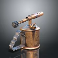 blowtorch fire lamp gasoline blowtorch kerosene blowtorch blowpipe modern weapon hot weapon hot weapon gun 3d model