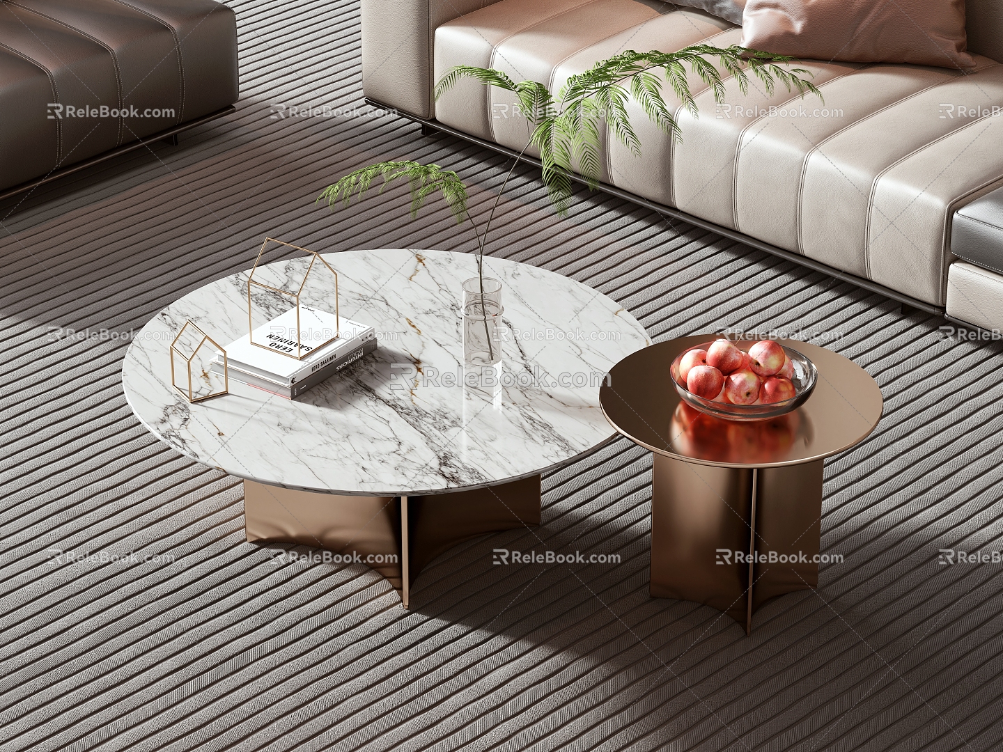 Modern coffee table model