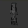 Infrared Steiner Laser Pistol Light Source Firearm Sight Firearm Device 3d model