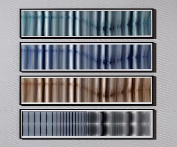modern decorative painting 3d model