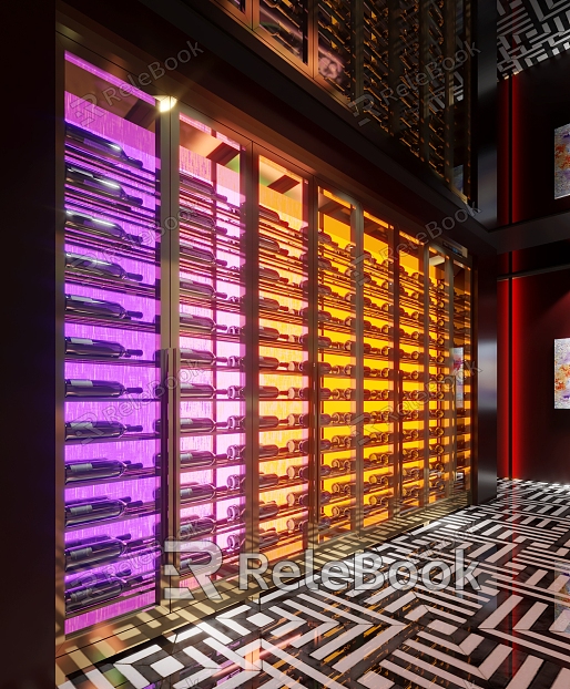 modern wine cabinet aisle wine cabinet model