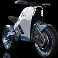 Mercedes-Benz Futuristic Concept Motorcycle With Modern Sleek Design And LED Lighting Features
