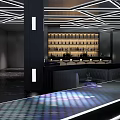 Modern Bar Space 3d model