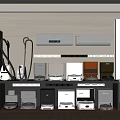 Modern sweeping robot 3d model