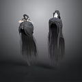 Natural Looking Long Black Synthetic Hair Wig For Daily Fashion Accessory