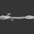 Modern Warship Mothership 3d model