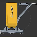 SOFIT Yellow Mechanical Equipment With Metal Frame And Support Panels For Industrial Use