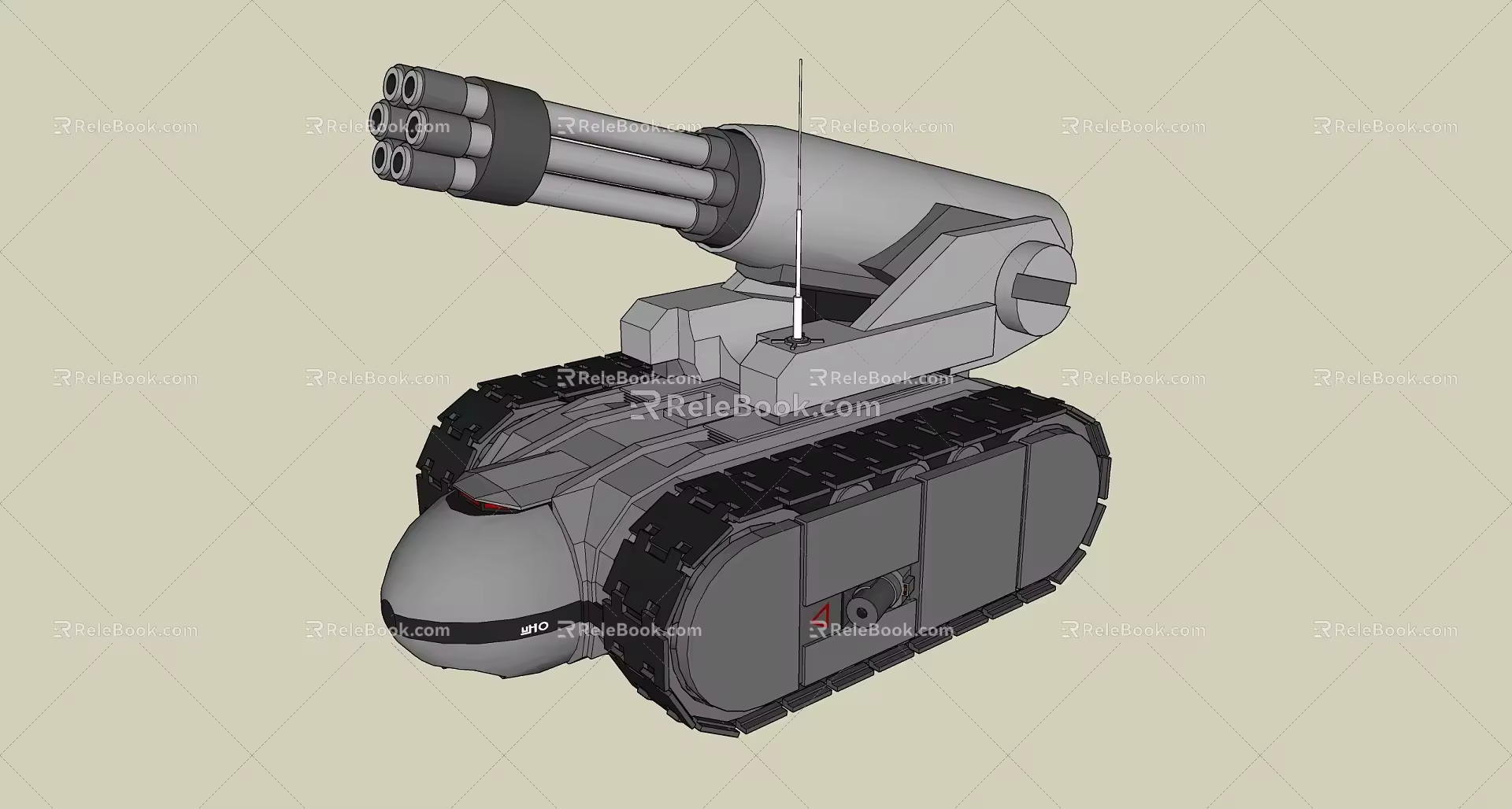 Intelligent Infantry Robot 3d model