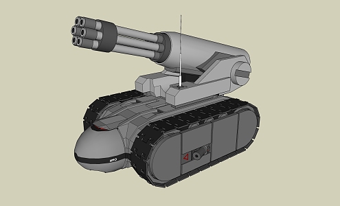 Intelligent Infantry Robot 3d model