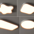 Modern Ceiling Lights With Various Unique Shapes And Bright LED Glow 3d model