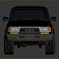 Black Off Road SUV With Roof Rack And Large Tires Exterior Design
