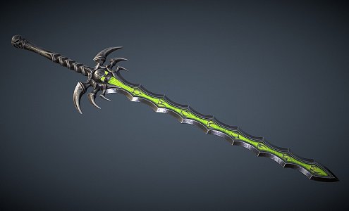 Undead Sword 3d model