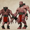 Orangutan Monster Orc Movie Game Role 3d model