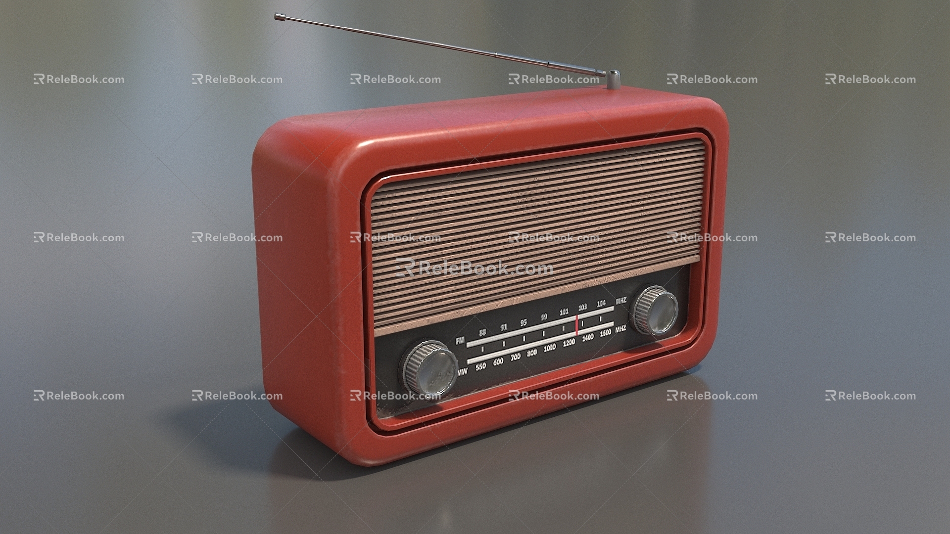 Radio Retro Radio Old-fashioned Radio Radio Simple Model Radio Low Model Low Face Number Radio Video Level Radio Super Realistic High Precision 3d model