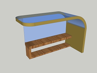 Public Space Station 3d model