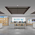 China Mobile Digital Store Offering 5G Services With Display Counters And Electronic Products