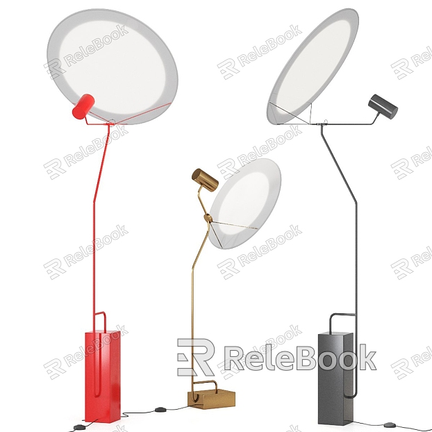 Modern floor lamp combination model