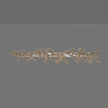 Natural Reed Grass Decorative Arrangement With White Pebbles And Tall Stems