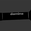 Domino Black Cylindrical Headphone Speaker With Carbon Fiber Design