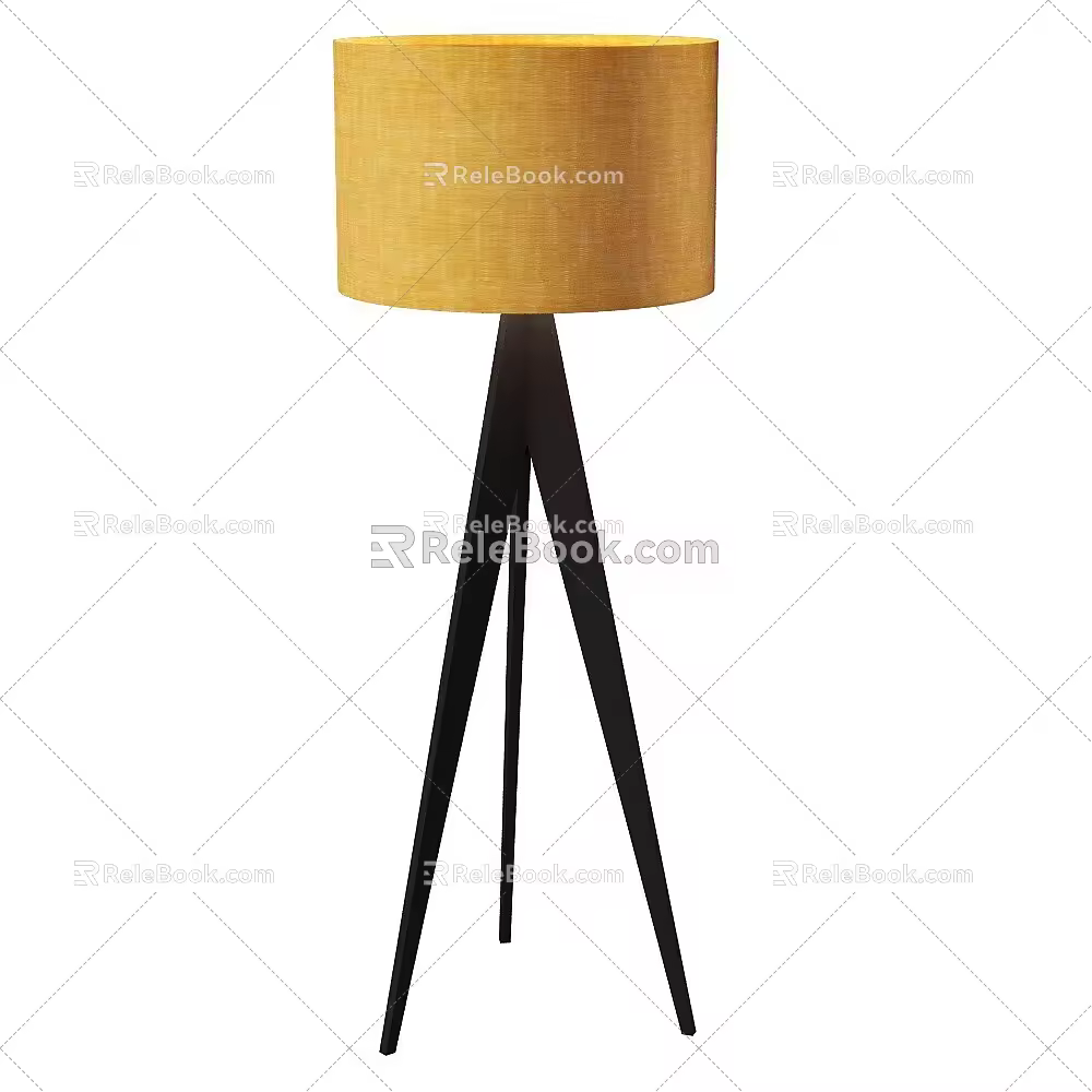 LaLampa modern floor lamp retro floor lamp medieval floor lamp fabric floor lamp 3d model
